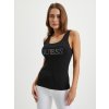 Dámské tílko Guess COLORFUL LOGO TANK TOP W3GP43K9I51 JBLK Černá