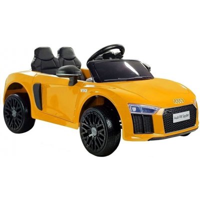 Lean Toys elektrické auto Audi R8 Spyder žlutá