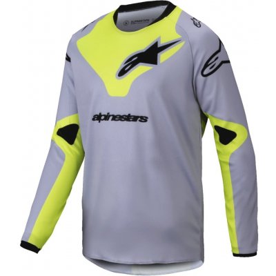 Alpinestars Racer VEIL KIDS šedo-žlutý | Zboží Auto