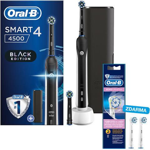 Oral-B Smart 4 4500 Black od 2 146 Kč - Heureka.cz