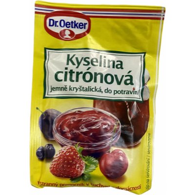 Dr. Oetker Kyselina citrónová 20 g – Zbozi.Blesk.cz