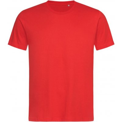 Stedman tričko Crew Neck LUX Červená šarlotová – Zboží Mobilmania