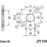 JT Sprockets JTF 519-17 | Zboží Auto