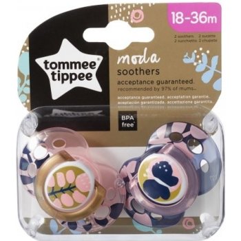 Tommee Tippee C2N silikon Moda růžová 2 ks