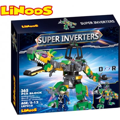 LiNooS robot/dinosaurus s postavičkou 365 ks