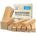 BeaverCraft polotovary Wood Carving Blocks Set 10pcs of Basswood lípa – Zbozi.Blesk.cz
