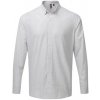 Pánská Košile Premier Workwear pánská košile s dlouhým rukávem PR252 silver