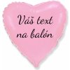 Balónek Personal Godan Fóliový balón s textem Světle růžové srdce 45 cm