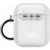 Pouzdro na sluchátka Karl Lagerfeld Apple AirPods cover Glitter Choupette KLA2UCHGS