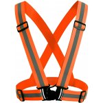 Take it shop Bezpečnostní reflexní popruh na tělo oranžový – Zboží Mobilmania