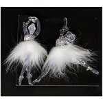 EverGreen Baletka ozdoba 2 ks transparentní bílá 15 cm – Hledejceny.cz