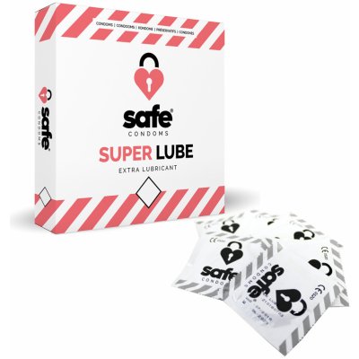 Safe Super Lube Condoms Extra Lubricant 1 ks