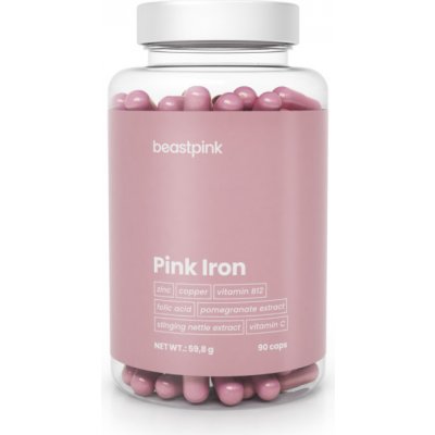 GymBeam Pink Iron 90 kapslí – Hledejceny.cz