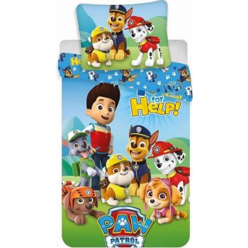 Jerry Fabrics Povlečení Paw Patrol v akci bavlna 140x200 70x90