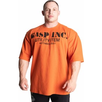 Gasp IRON THERMAL TEE FLAME pánské oversized tričko oranžové