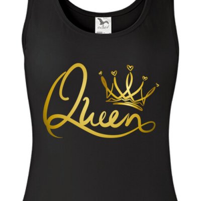 Tílko pro páry King and Queen Queen dámské – Sleviste.cz