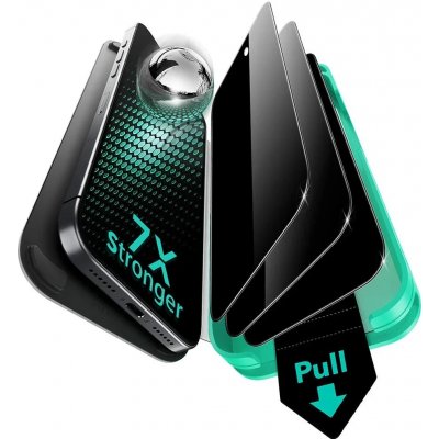 ESR Privacy Armorite ochranné sklo UltraFit (3 ks) iPhone 17 Air černá 161970 – Zboží Živě