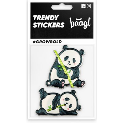 Baagl Samolepky Panda – Zboží Mobilmania