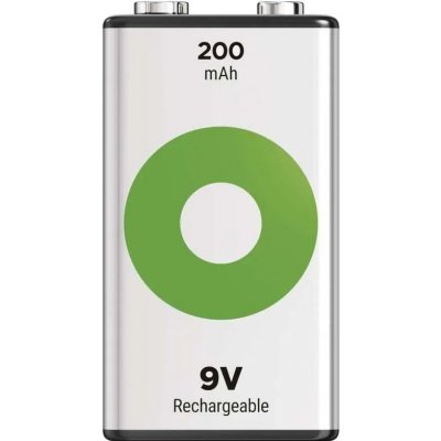 GP ReCyko 9V 200mAh 1ks B2552 – Zboží Mobilmania