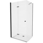 MEXEN/S Lima sprchový kout 80x90, transparent, černá + bílá vanička se sifonem 856-080-090-70-00-4010B – Zboží Dáma