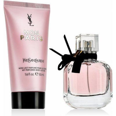 Yves Saint Laurent Mon Paris EDP 50 ml + tělové mléko 50 ml dárková sada – Zboží Mobilmania