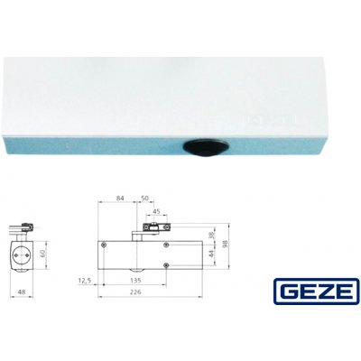 Geze TS 2000 103388 RAL 9016 bílá – Hledejceny.cz