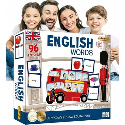 Anglická slova jazykový vzdělávací sada
