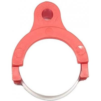 Přívěsek na klíče Žeton do nákupního košíku plastový červený – Zboží Mobilmania