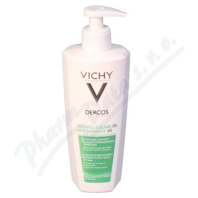 VICHY DERCOS Šampon proti lupům-suché vlasy 390 ml – Zboží Mobilmania