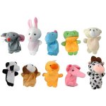 Kruzzel 5071 Sada 10 maňásků zvířátka – Zboží Dáma