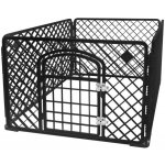 ISO 15743 Plastová ohrádka pro zvířata 90 x 90 x 60 cm černá – Zbozi.Blesk.cz