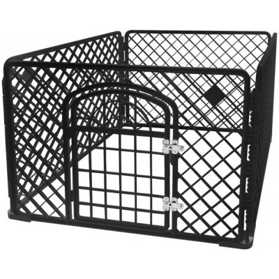 ISO 15743 Plastová ohrádka pro zvířata 90 x 90 x 60 cm černá – Zbozi.Blesk.cz