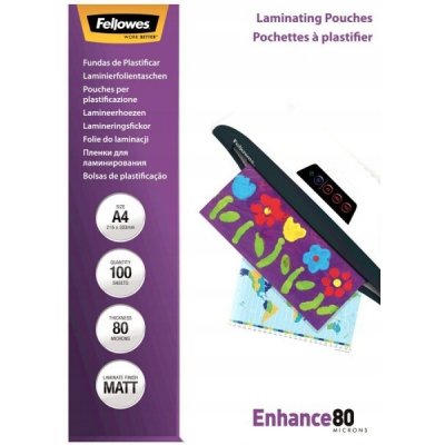 Fólie pro laminování matná, tuhá A4 Fellowes – Zboží Živě
