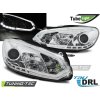 Přední světlomet Přední světla s LED denními světly, Tube Lights VW Golf VI/6 08-12 chrom