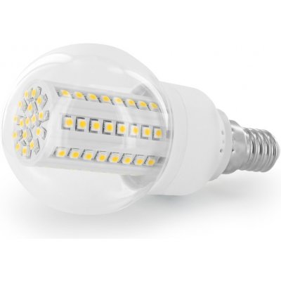 Whitenergy Led koule B60 80xSMD E14 4W teplá bílá – Zboží Mobilmania