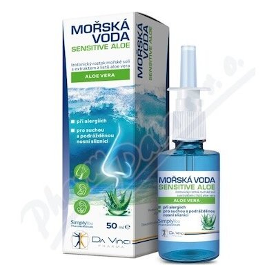 Da Vinci Pharma Mořská voda sensitive Aloe 50 ml – Zboží Dáma
