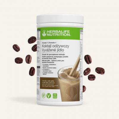 Herbalife Koktejl Formule 1 550 g Cafe latté – Hledejceny.cz