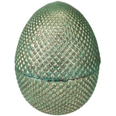 Skleněné vejce modrozelené 26 cm – Zboží Mobilmania