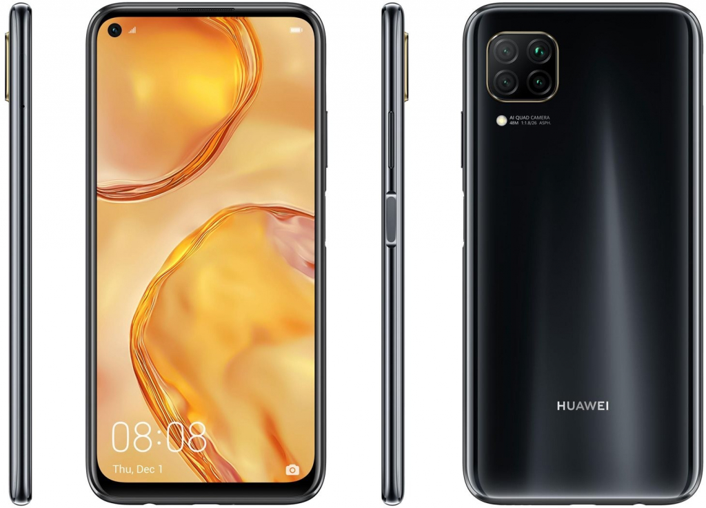 Kryt Huawei P40 Lite E zadní černý