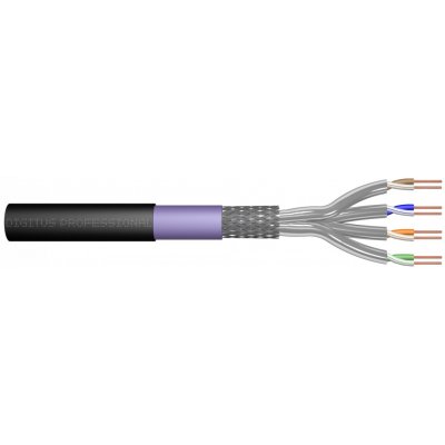 Digitus DK-1741-VH-10-OD Cat7 S/FTP (S-STP), 1000m, černý – Zboží Živě