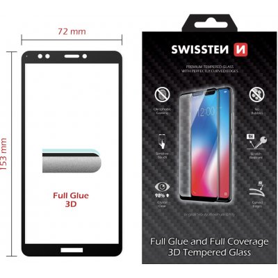 SWISSTEN ULTRA DURABLE 3D GLUE GLASS HUAWEI Y7 PRIME 2018/Y7 2018 8595217457584