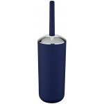 Wenko Uzavíratelný zásobník na WC BRASIL, barva modrá + štětka WC – Zboží Dáma