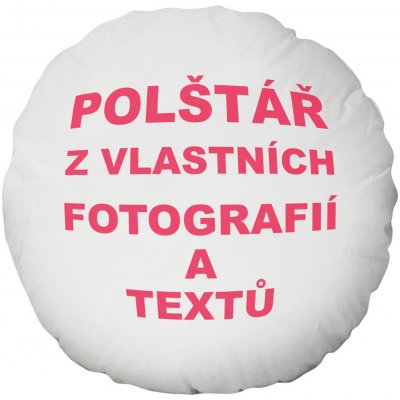 Impar Fotopolštář kulatý Ø 40 ∞ fotografií a textů – Zboží Mobilmania