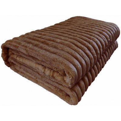 4sleep Mikroplyšová deka Viola hnědá – Zboží Dáma