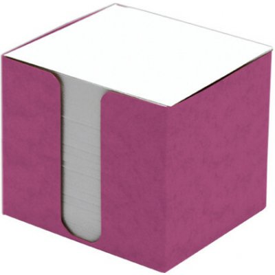 Noname Papírová kostka nelepená 8,5 x 8,5 x 8 cm v krabičce, růžová – Hledejceny.cz
