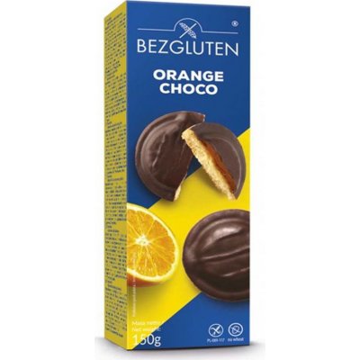 Bezgluten Piškoty Orange choco příchuť pomeranč bez lepku 150 g – Hledejceny.cz