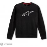 ALPINESTARS mikina AGELESS CREW Fleece black/grey – Hledejceny.cz