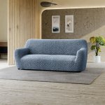 GA.I.CO bielastický potah na sedačku - trojkřeslo Venezia modrá 170 - 220 cm – Sleviste.cz