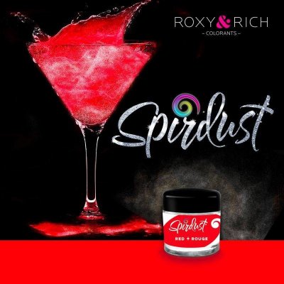 Roxy and Rich Metalická barva do nápojů Spirdust červená 1,5 g – Zbozi.Blesk.cz