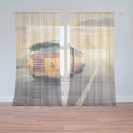 Sablio Záclony Autobus veterán: 2ks 150x250cm – Hledejceny.cz